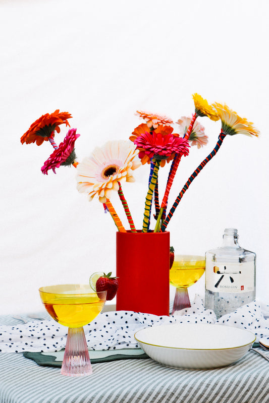Red Vase